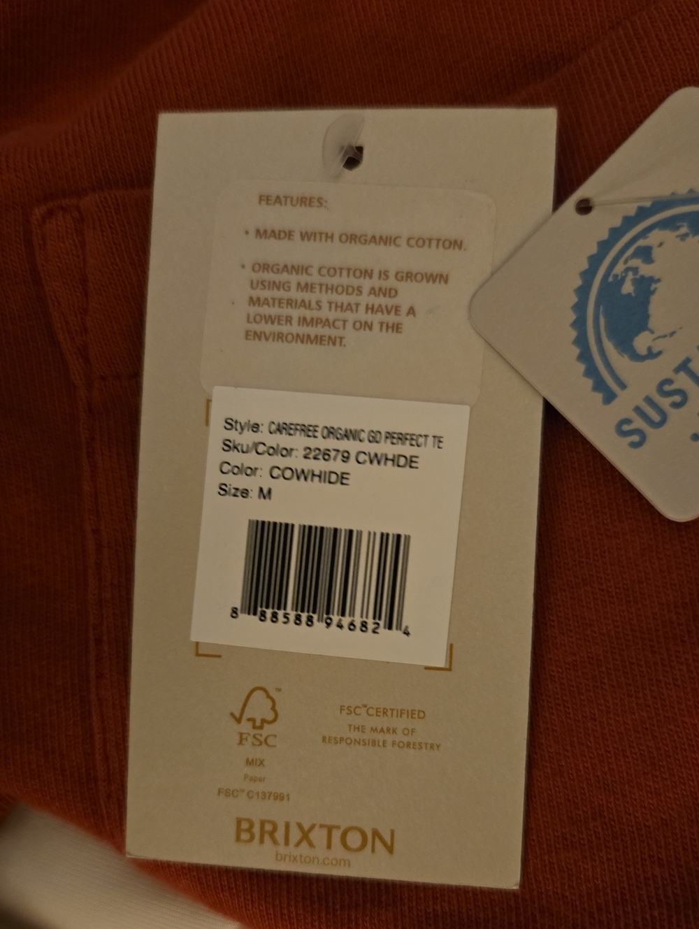 Brixton Womens Crewneck T Shirt NWT